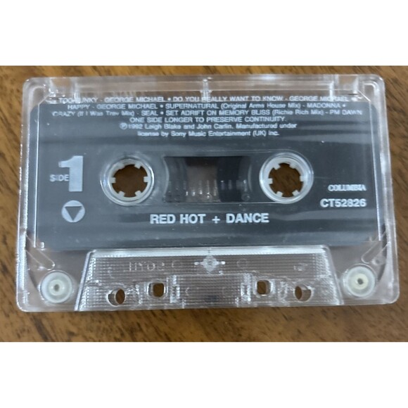 Red Hot + Dance - AIDS Research & Relief Benefit Album - Cassette Tape (1992) - Picture 5 of 8